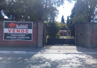 Fraccion Comercial 4000 m² c/ Casa 4 Amb  piletas, canchas de futbol y mejoras 