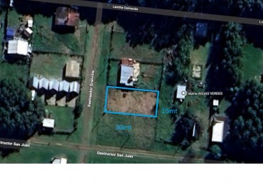 LOTE EN AGUAS VERDES - 450M